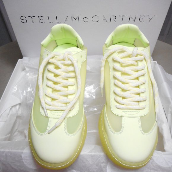 Stella McCartney Yellow Loop Sneaker  size  10B - Picture 3 of 12